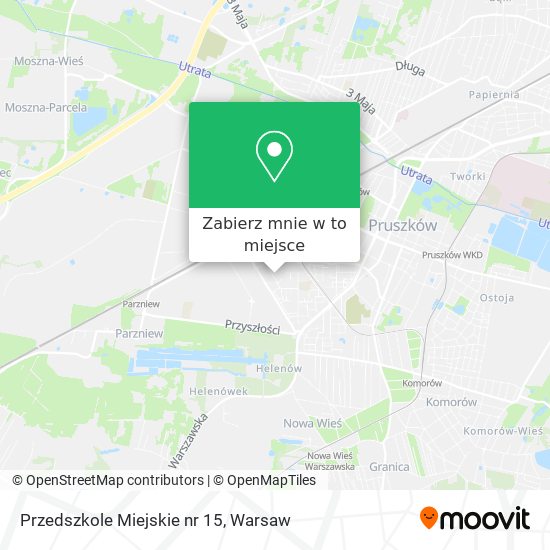 Mapa Przedszkole Miejskie nr 15