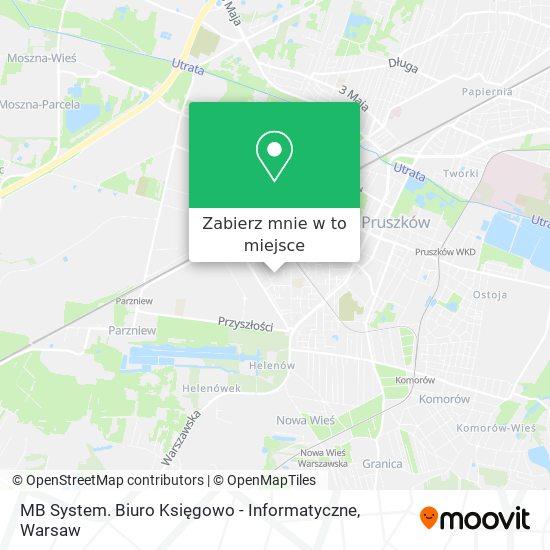 Mapa MB System. Biuro Księgowo - Informatyczne