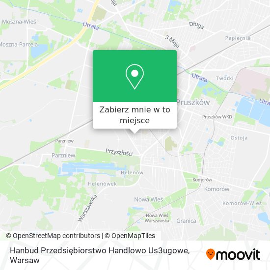 Mapa Hanbud Przedsiębiorstwo Handlowo Us3ugowe