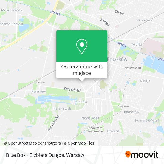 Mapa Blue Box - Elżbieta Dulęba