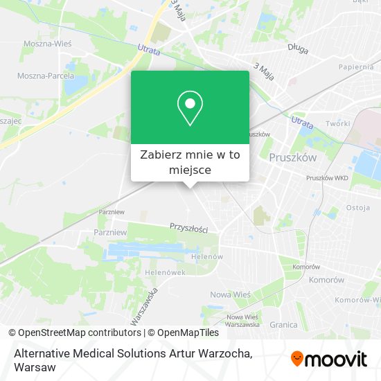 Mapa Alternative Medical Solutions Artur Warzocha