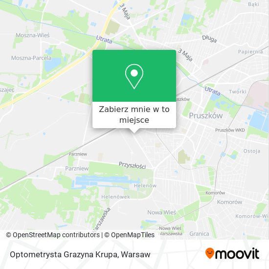 Mapa Optometrysta Grazyna Krupa