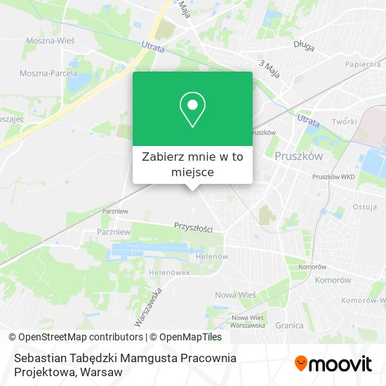 Mapa Sebastian Tabędzki Mamgusta Pracownia Projektowa