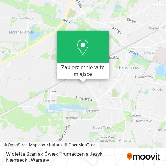 Mapa Wioletta Staniak Ćwiek Tłumaczenia Język Niemiecki