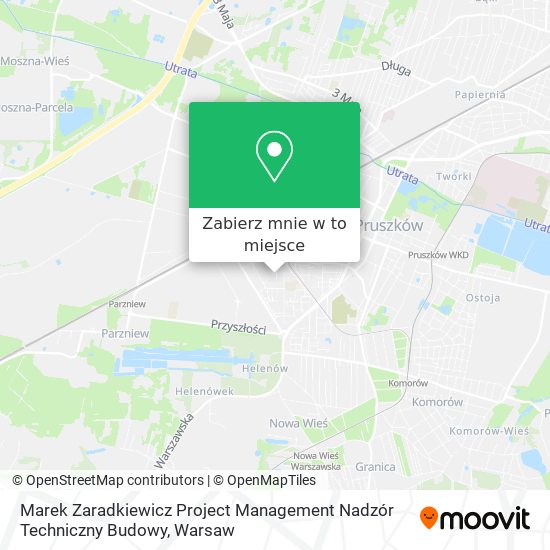 Mapa Marek Zaradkiewicz Project Management Nadzór Techniczny Budowy