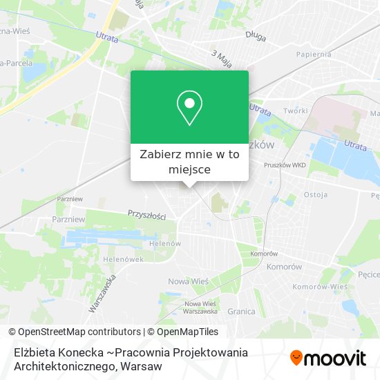 Mapa Elżbieta Konecka ~Pracownia Projektowania Architektonicznego