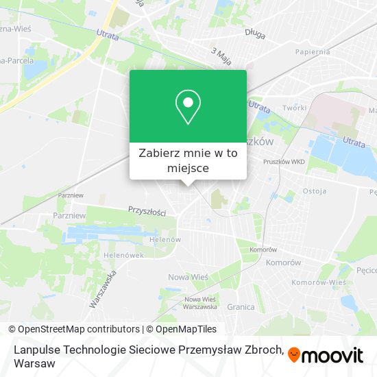 Mapa Lanpulse Technologie Sieciowe Przemysław Zbroch