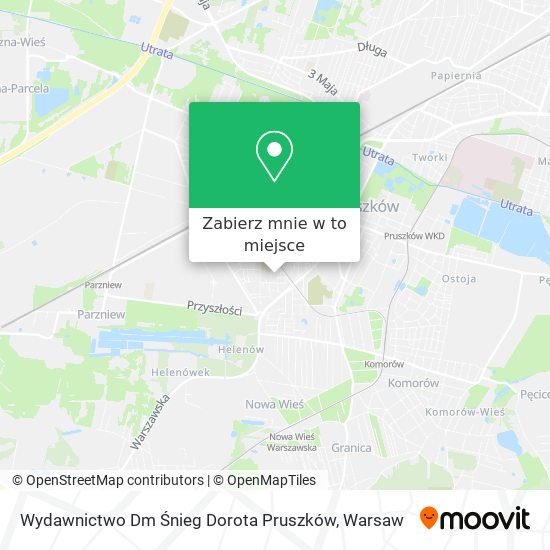 Mapa Wydawnictwo Dm Śnieg Dorota Pruszków