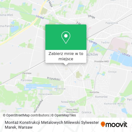 Mapa Montaż Konstrukcji Metalowych Milewski Sylwester Marek