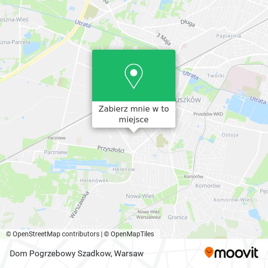 Mapa Dom Pogrzebowy Szadkow