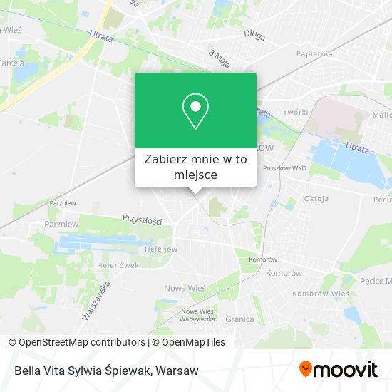 Mapa Bella Vita Sylwia Śpiewak