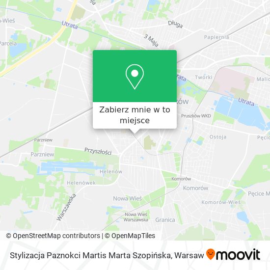 Mapa Stylizacja Paznokci Martis Marta Szopińska