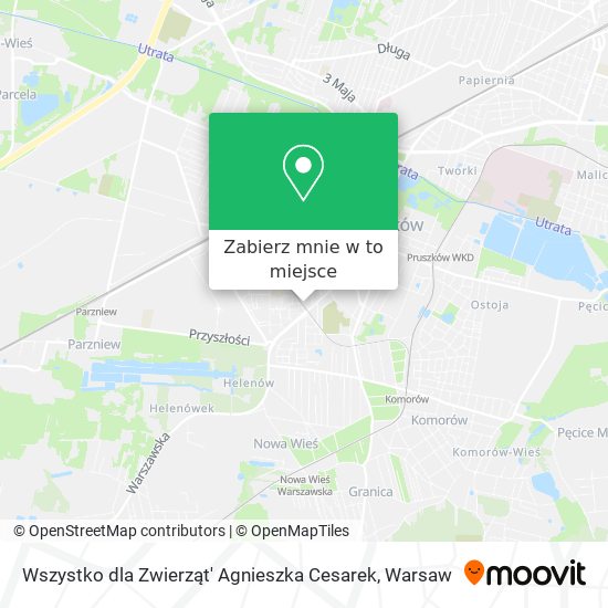 Mapa Wszystko dla Zwierząt' Agnieszka Cesarek