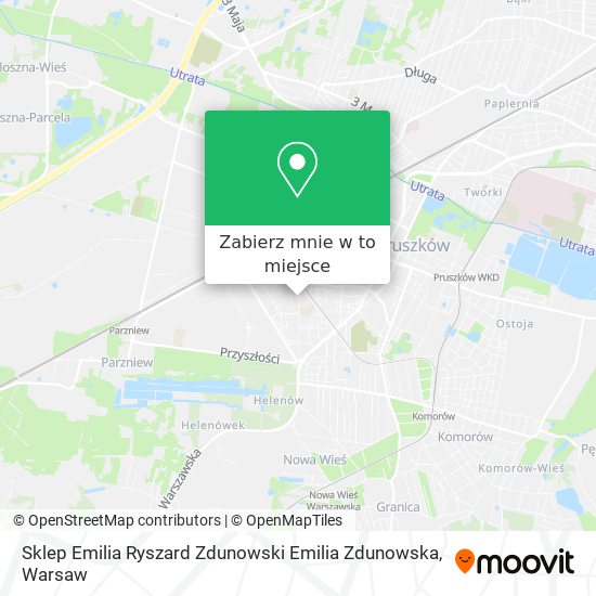 Mapa Sklep Emilia Ryszard Zdunowski Emilia Zdunowska