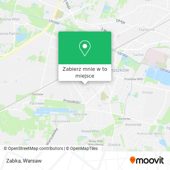 Mapa Zabka