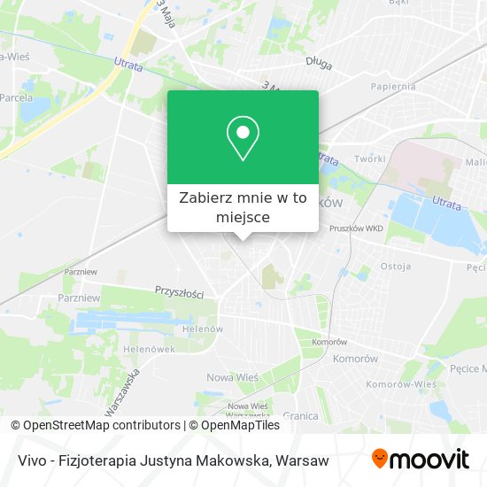 Mapa Vivo - Fizjoterapia Justyna Makowska