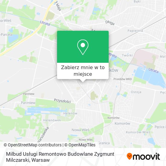 Mapa Milbud Usługi Remontowo Budowlane Zygmunt Milczarski