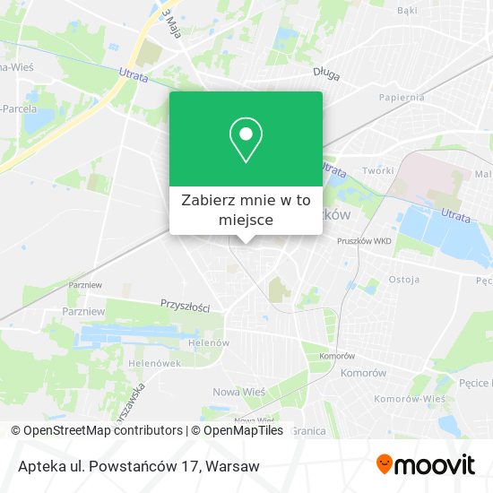 Mapa Apteka ul. Powstańców 17