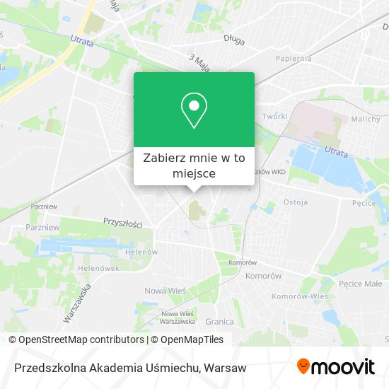 Mapa Przedszkolna Akademia Uśmiechu