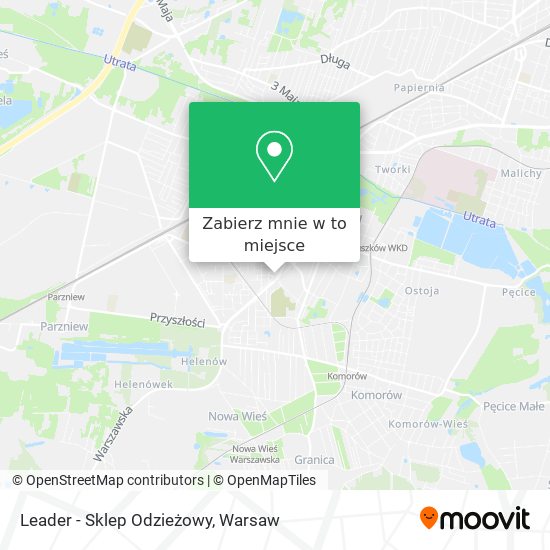 Mapa Leader - Sklep Odzieżowy