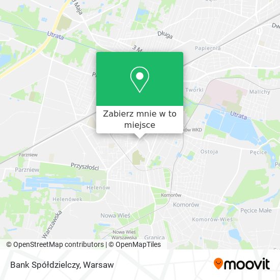 Mapa Bank Spółdzielczy