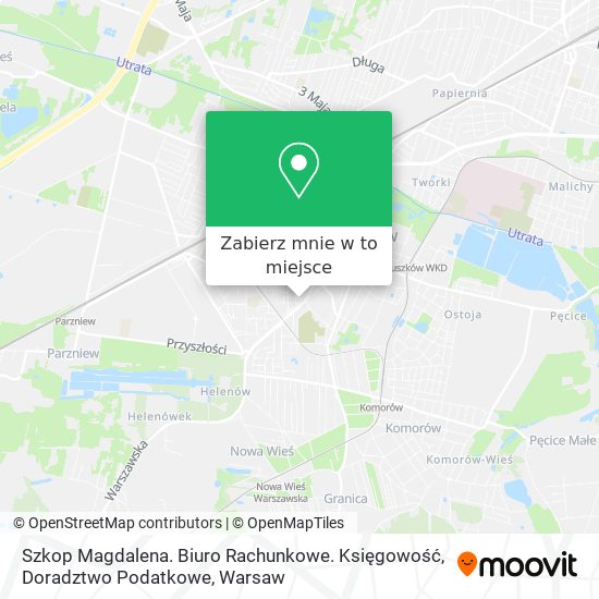 Mapa Szkop Magdalena. Biuro Rachunkowe. Księgowość, Doradztwo Podatkowe