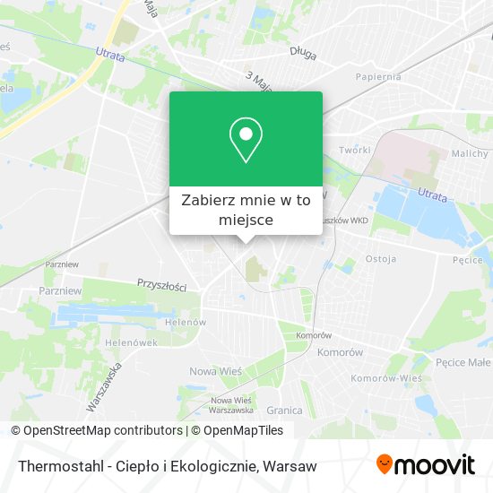 Mapa Thermostahl - Ciepło i Ekologicznie