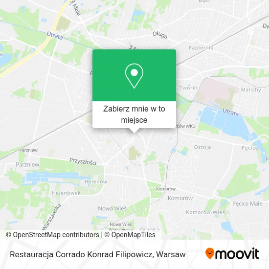 Mapa Restauracja Corrado Konrad Filipowicz