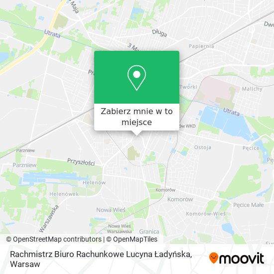 Mapa Rachmistrz Biuro Rachunkowe Lucyna Ładyńska