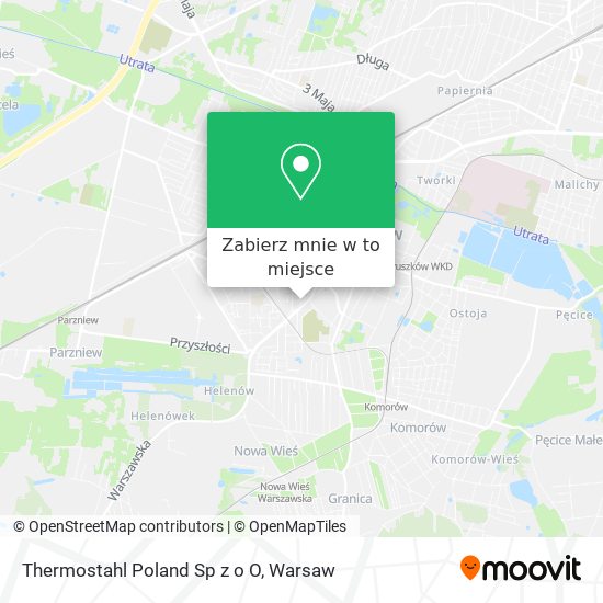 Mapa Thermostahl Poland Sp z o O