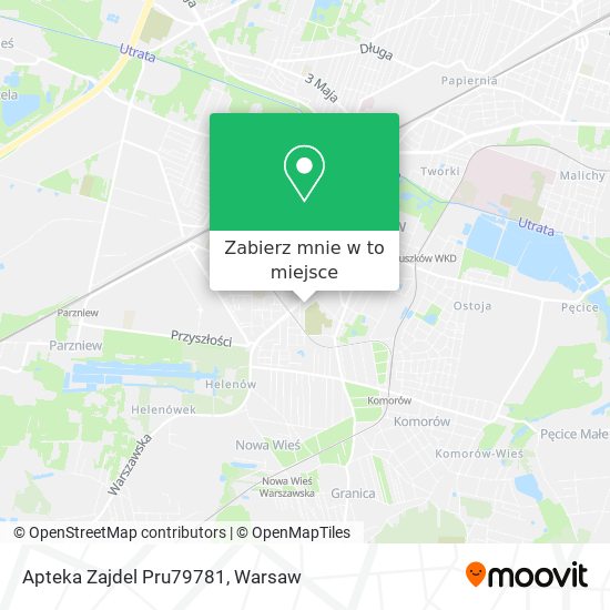 Mapa Apteka Zajdel Pru79781