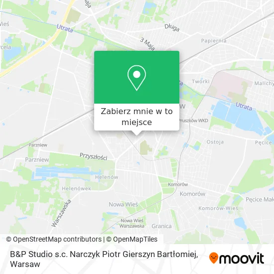 Mapa B&P Studio s.c. Narczyk Piotr Gierszyn Bartłomiej
