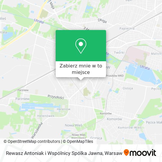 Mapa Rewasz Antoniak i Wspólnicy Spólka Jawna