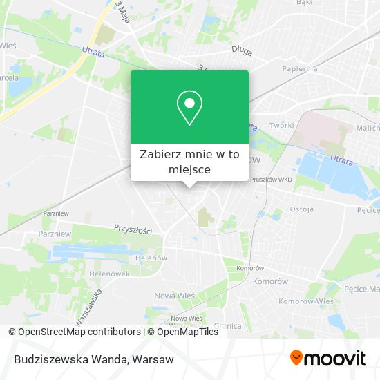 Mapa Budziszewska Wanda