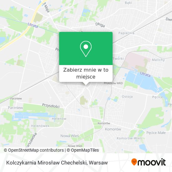 Mapa Kolczykarnia Mirosław Chechelski