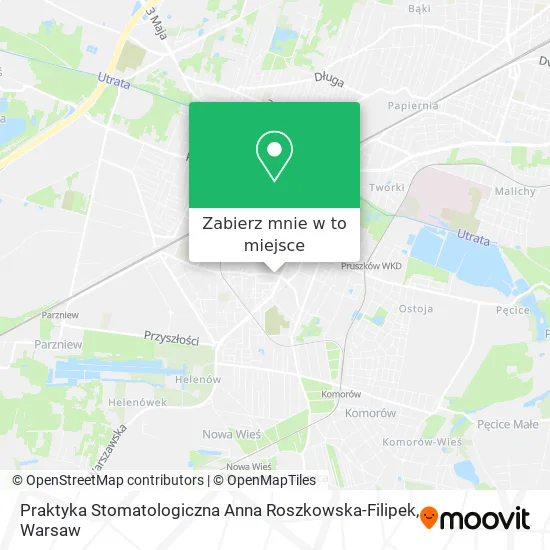 Mapa Praktyka Stomatologiczna Anna Roszkowska-Filipek