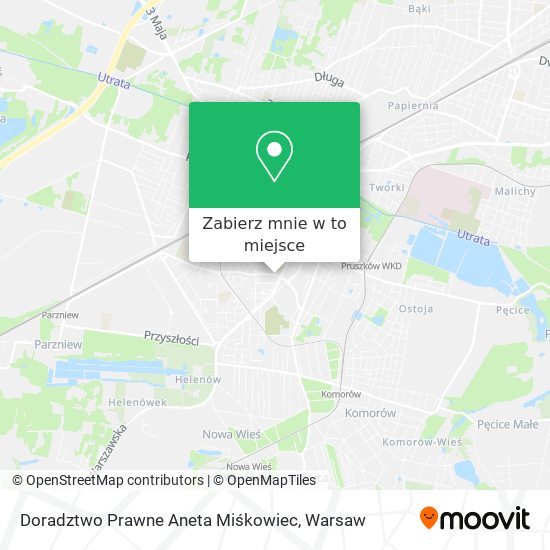 Mapa Doradztwo Prawne Aneta Miśkowiec