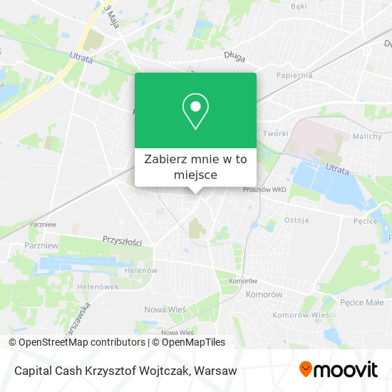 Mapa Capital Cash Krzysztof Wojtczak