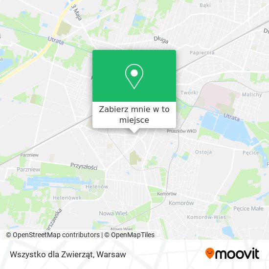 Mapa Wszystko dla Zwierząt