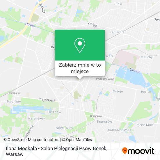 Mapa Ilona Moskała - Salon Pielęgnacji Psów Benek