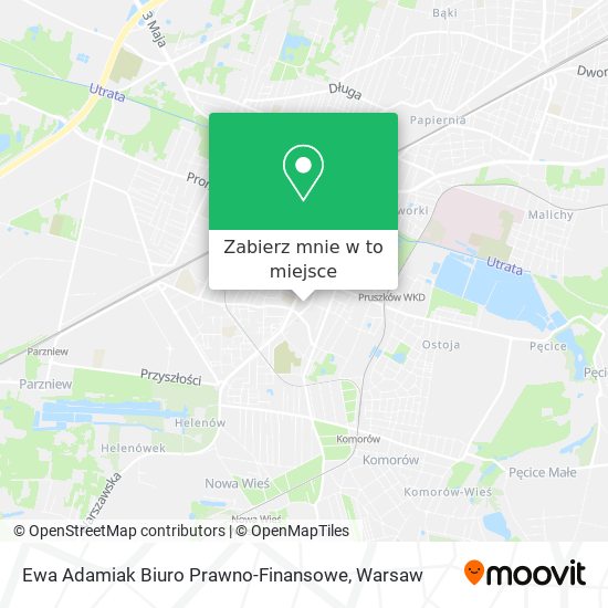 Mapa Ewa Adamiak Biuro Prawno-Finansowe