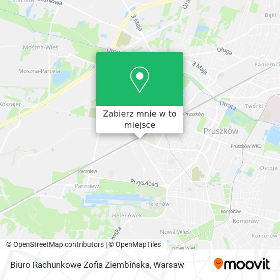 Mapa Biuro Rachunkowe Zofia Ziembińska