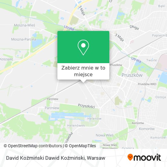 Mapa David Koźmiński Dawid Koźmiński