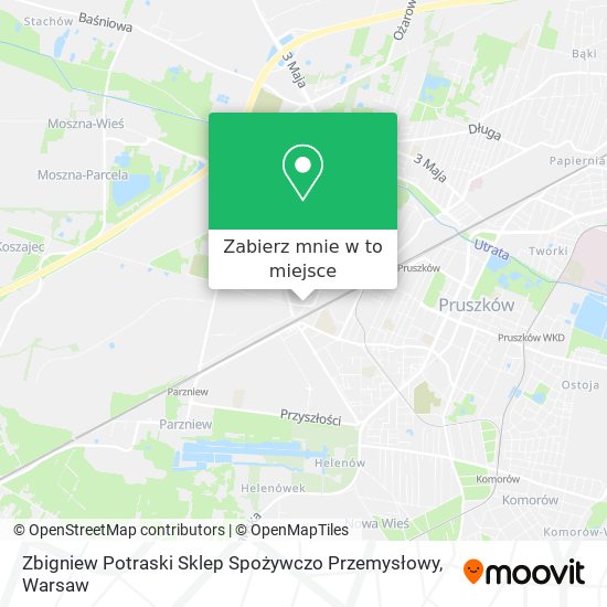 Mapa Zbigniew Potraski Sklep Spożywczo Przemysłowy