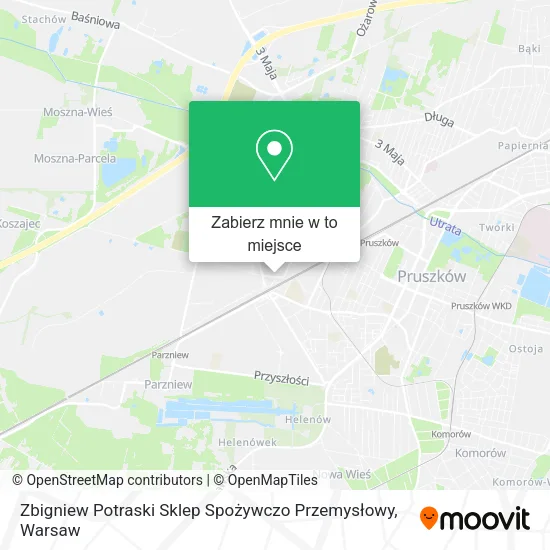 Mapa Zbigniew Potraski Sklep Spożywczo Przemysłowy