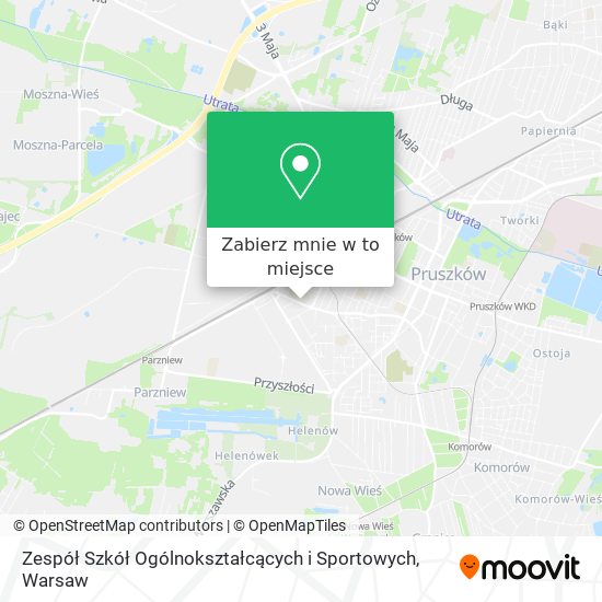 Mapa Zespół Szkół Ogólnokształcących i Sportowych