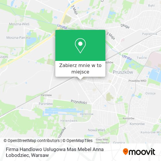 Mapa Firma Handlowo Usługowa Mas Mebel Anna Łobodziec