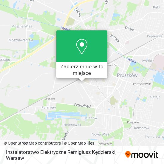 Mapa Instalatorstwo Elektryczne Remigiusz Kędzierski