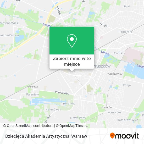 Mapa Dziecięca Akademia Artystyczna