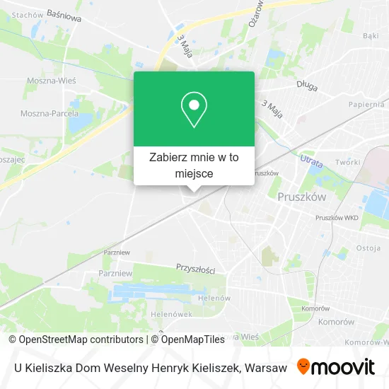 Mapa U Kieliszka Dom Weselny Henryk Kieliszek